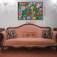 Kaktus-Wunderland-Puzzle, 1000 Teile