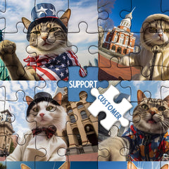 Meow US Puzzle Jigsaw Autoportrait 1000 Pièces