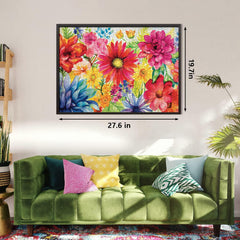 Colorful Flower Jigsaw Puzzle 1000 Pieces