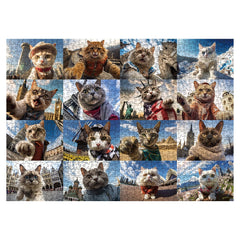 Meow Global Puzzle Jigsaw 1000 Pièces