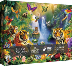 Puzzle de la Majesté de la Jungle 1000 pièces