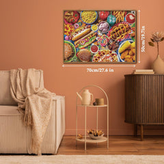 Puzzle Jigsaw de Pique-nique Détendu 1000 Pièces