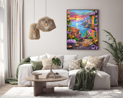 Puzzle en bois de 1000 pièces - Ville côtière