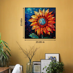 Buntglas-Sonnenblumen-Puzzle, 1000 Teile