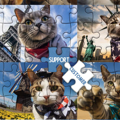 Meow Global Puzzle Jigsaw 1000 Pièces
