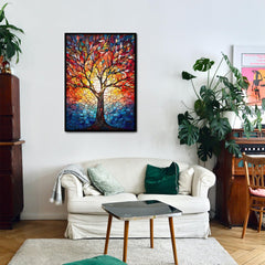 Buntglas-Puzzle, Baum des Lebens, 1000 Teile