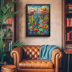 Buntes Kaktus-Puzzle 1000 Teile