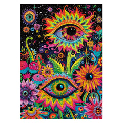 Psychedelische Augen Puzzle 1000 Teile