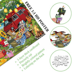 Camping Time Jigsaw Puzzle 1000 Pieces