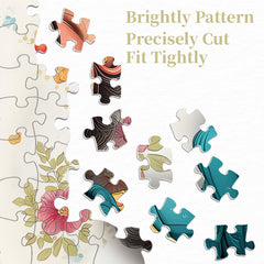 Flowery Birthday Star Jigsaw Puzzle 1000 Pieces