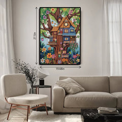 Floral Treehouse Jigsaw Puzzle 1000 Pieces