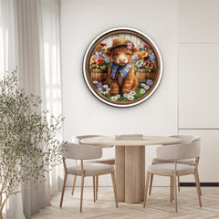 Floral Cute Calf Jigsaw Puzzle 1000 Pieces