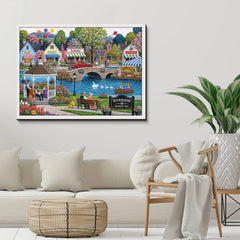 Riverside Market Jigsaw Puzzle 1000 Piece