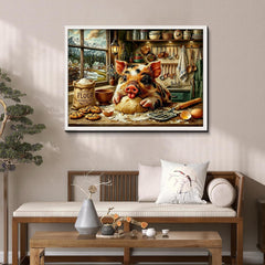 Piggy Chef Jigsaw Puzzle 1000 Pieces