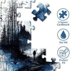 Lone Shadow Lake Jigsaw Puzzle 1000 Pieces