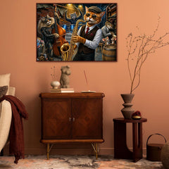 Street Jazz Cats Jigsaw Puzzle 1000 Pieces