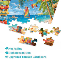 Beach Holiday Jigsaw Puzzle 1000 Pieces