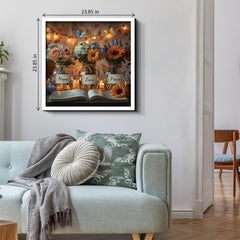 Cozy Puzzle de 1000 pièces avec vases à fleurs