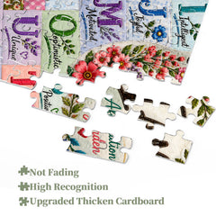 Affirmation Garden Jigsaw Puzzle 1000 Pieces