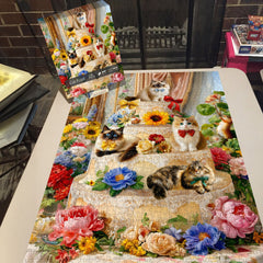 Cat Feast Puzzle de 1000 pièces