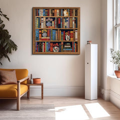 Cat’s Floral Library Jigsaw Puzzle 1000 Pieces