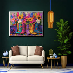 Floral Boots Jigsaw Puzzle 1000 Pieces