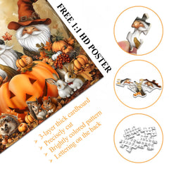 Gnome Harvest Party Jigsaw Puzzle 1000 Pieces