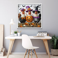 Halloween Trickster Chickens Jigsaw Puzzle 1000 Pieces