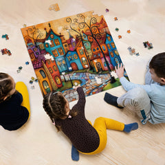 Colorful Town Jigsaw Puzzle 1000 Pieces