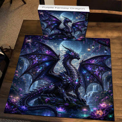 Purple Fantasy Dragon Jigsaw Puzzle 1000 Pieces