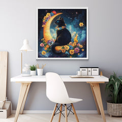 Moonlight & Whiskers Jigsaw Puzzle 1000 Pieces