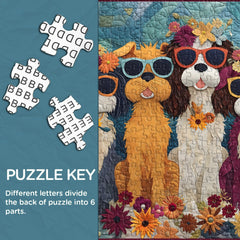 Happy Dogs Jigsaw Puzzle 1000 Pieces