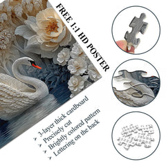 Swan Serenity Jigsaw Puzzle 1000 Pieces