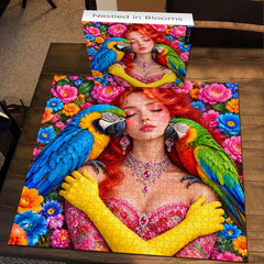 Nestled in Blooms Jigsaw Puzzle 1000 Piece