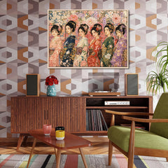 Kimono Maidens Jigsaw Puzzle 1000 Piece