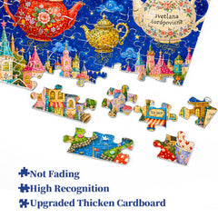 Sweet Dreams Tea Town Jigsaw Puzzle 1000 Piece