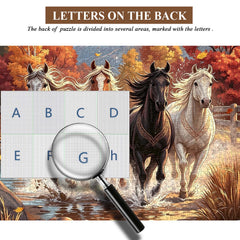 Autumn Horse Gallop Jigsaw Puzzle 1000 Pieces