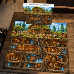 Cave Dwelling Jigsaw Puzzle 1000 Piece
