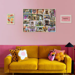 Exposition de Fleurs de Rue Puzzle en Bois 1000 Pièces