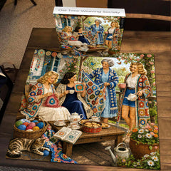 Old Time Weaving Society Jigsaw Puzzle 1000 Pieces