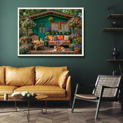 Sunlit Porch Retreat Jigsaw Puzzle 1000 Pieces