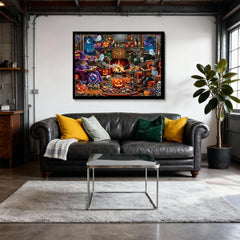 Halloween Hearth Jigsaw Puzzle 1000 Pieces