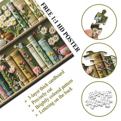 The Bunny  Garden Library Jigsaw Puzzle 1000 Pieces
