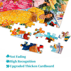 The Courtyard Ladies Jigsaw Puzzle 1000 Pieces