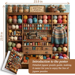 The Knitting Nook Jigsaw Puzzle 1000 Pieces