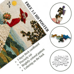 Button Skirt Jigsaw Puzzle 1000 Pieces