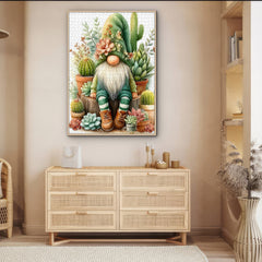 Succulent Garden Gnome Jigsaw Puzzle 1000 Pieces