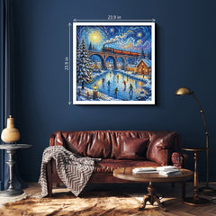 Winter Train Jigsaw Puzzle 1000 Piece