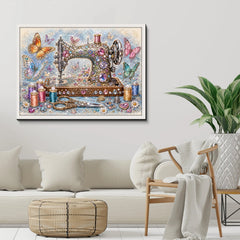 Jewel-Encrusted Sewing Reverie Jigsaw Puzzle 1000 Piece