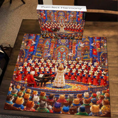 Purr-fect Harmony Jigsaw Puzzle 1000 Piece